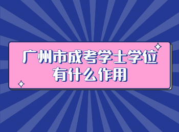 廣州市成考學(xué)士學(xué)位